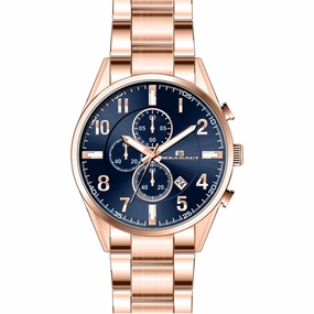 Oceanaut Men's Watch - Escapade Blue Dial Plated Stainless Steel Bracelet | OC5857