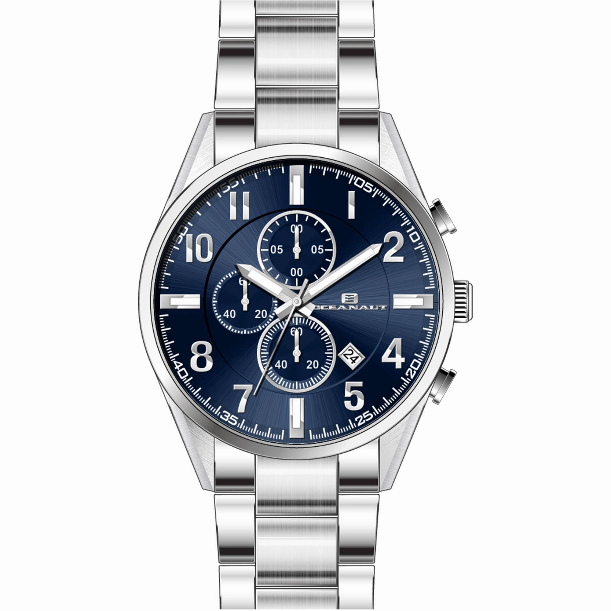 Oceanaut Men's Watch - Escapade Quartz Blue Dial Stainless Steel Bracelet | OC5852