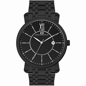 Oceanaut Men's Watch - Expedition Black Plated Stainless Steel Bracelet | OC4988