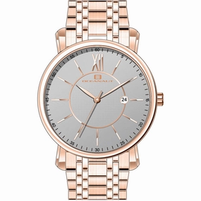 Oceanaut Men's Watch - Expedition Grey Dial Plated Stainless Steel Bracelet | OC4987