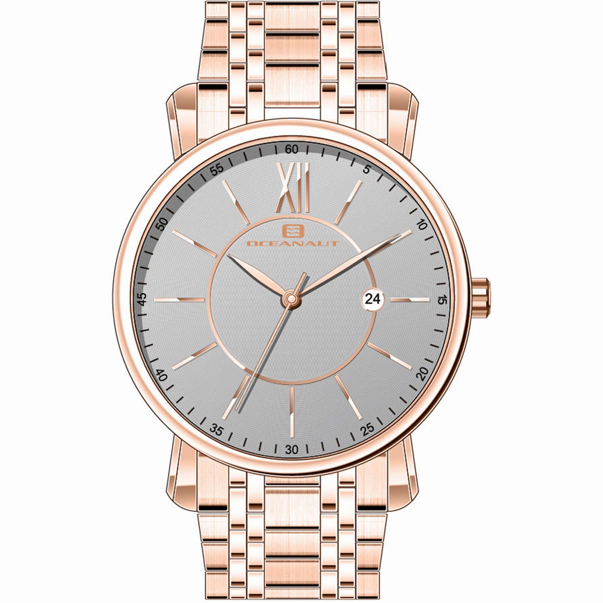 Oceanaut Men's Watch - Expedition Grey Dial Plated Stainless Steel Bracelet | OC4987