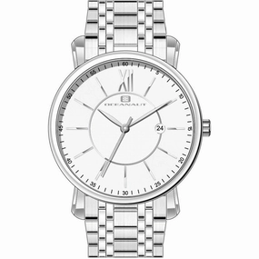 Oceanaut Men's Watch - Expedition White Dial Stainless Steel Bracelet | OC4980