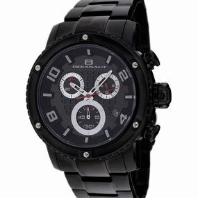 Oceanaut Men's Watch - Impulse Black Dial Plated Stainless Steel Bracelet | OC3124