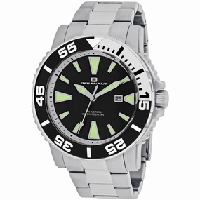 Oceanaut Men's Watch - Marletta Quartz Black Dial Stainless Steel Bracelet | OC2911