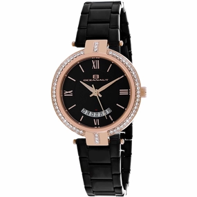Oceanaut Women's Watch - Amaya Black Dial Plated Stainless Steel Bracelet | OC0293