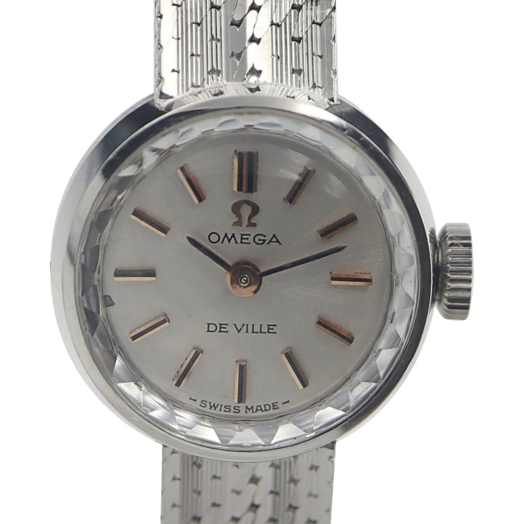 Omega De Ville 18k White Gold Ladies Vintage Watch