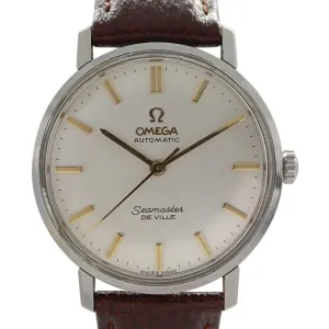 Omega Seamaster De Ville Ref. 165.020, 1964 Linen Dial Men's Vintage Watch