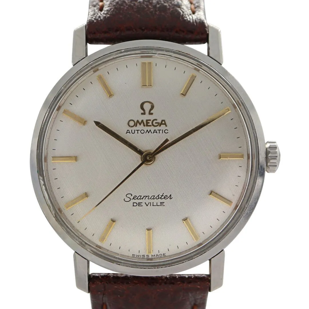 Omega Seamaster De Ville Ref. 165.020, 1964 Linen Dial Men's Vintage Watch
