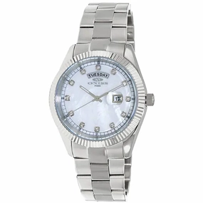 Oniss Men's Watch - Admiral Quartz White Dial Stainless Steel Bracelet | ON3881-MWHT