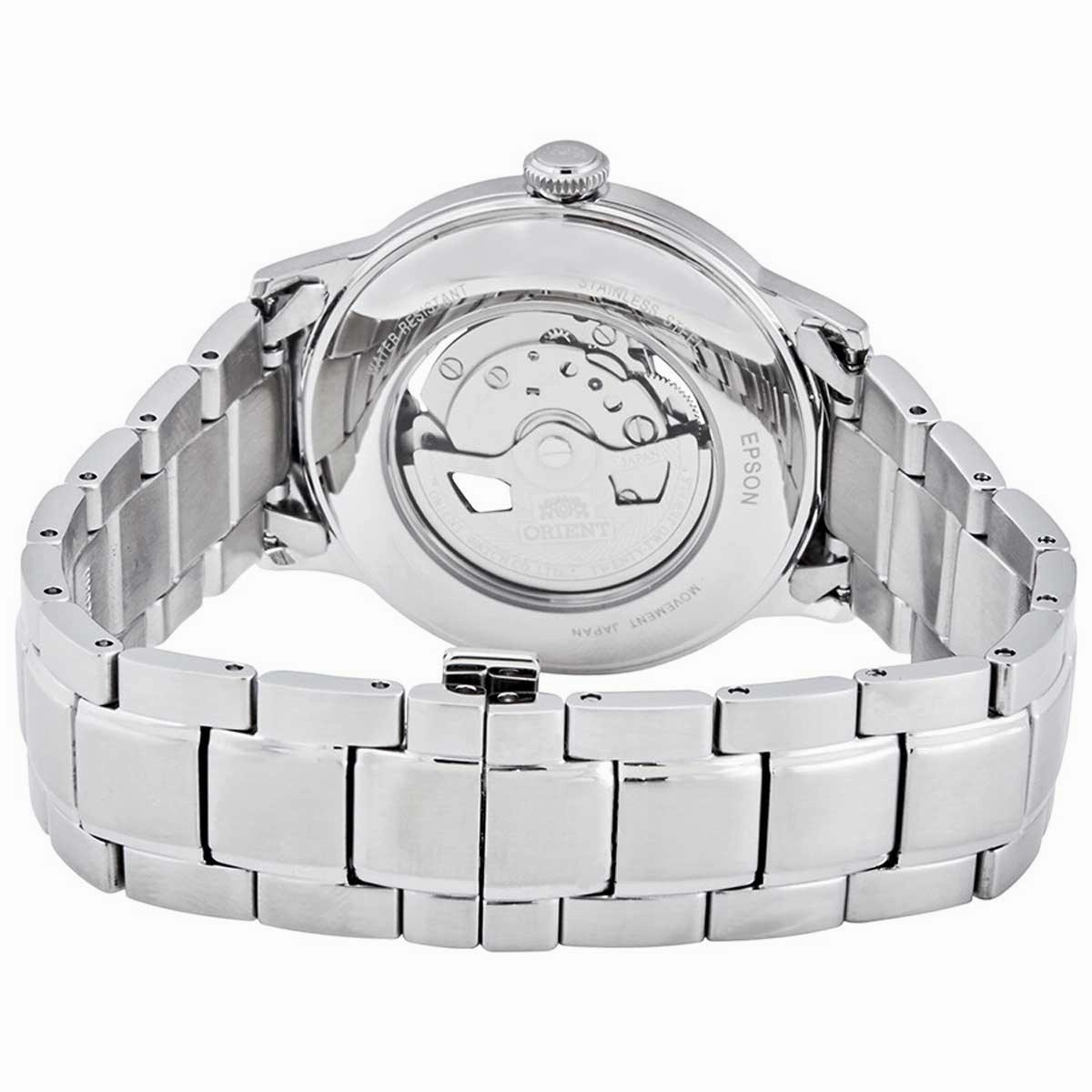 Orient Men's Automatic Watch - Bambino Open Heart Green Dial Bracelet | AG0026E10B
