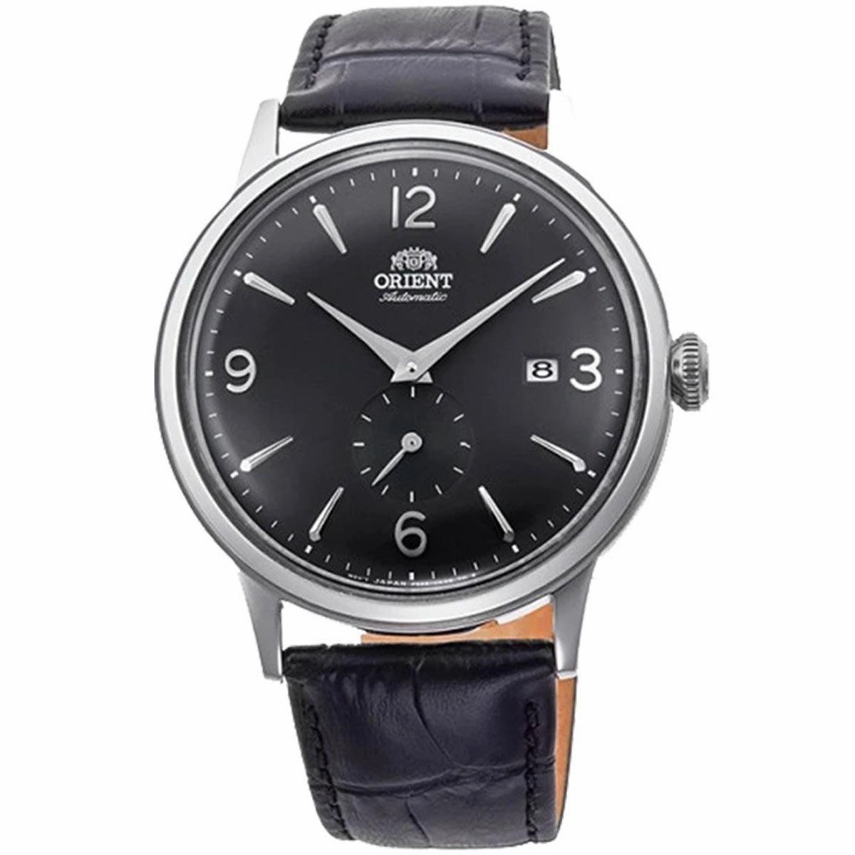 Orient Men's Automatic Watch - Bambino Small Seconds Black Dial Strap | RA-AP0005B10A