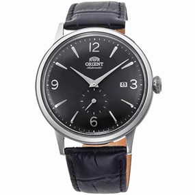 Orient Men's Automatic Watch - Bambino Small Seconds Black Dial Strap | RA-AP0005B10A