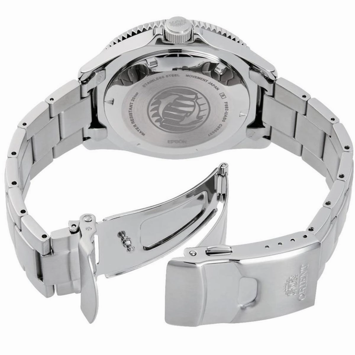 Orient Men's Automatic Watch - Kanno Dive Blue Dial Steel Bracelet | RA-AA0913L19B