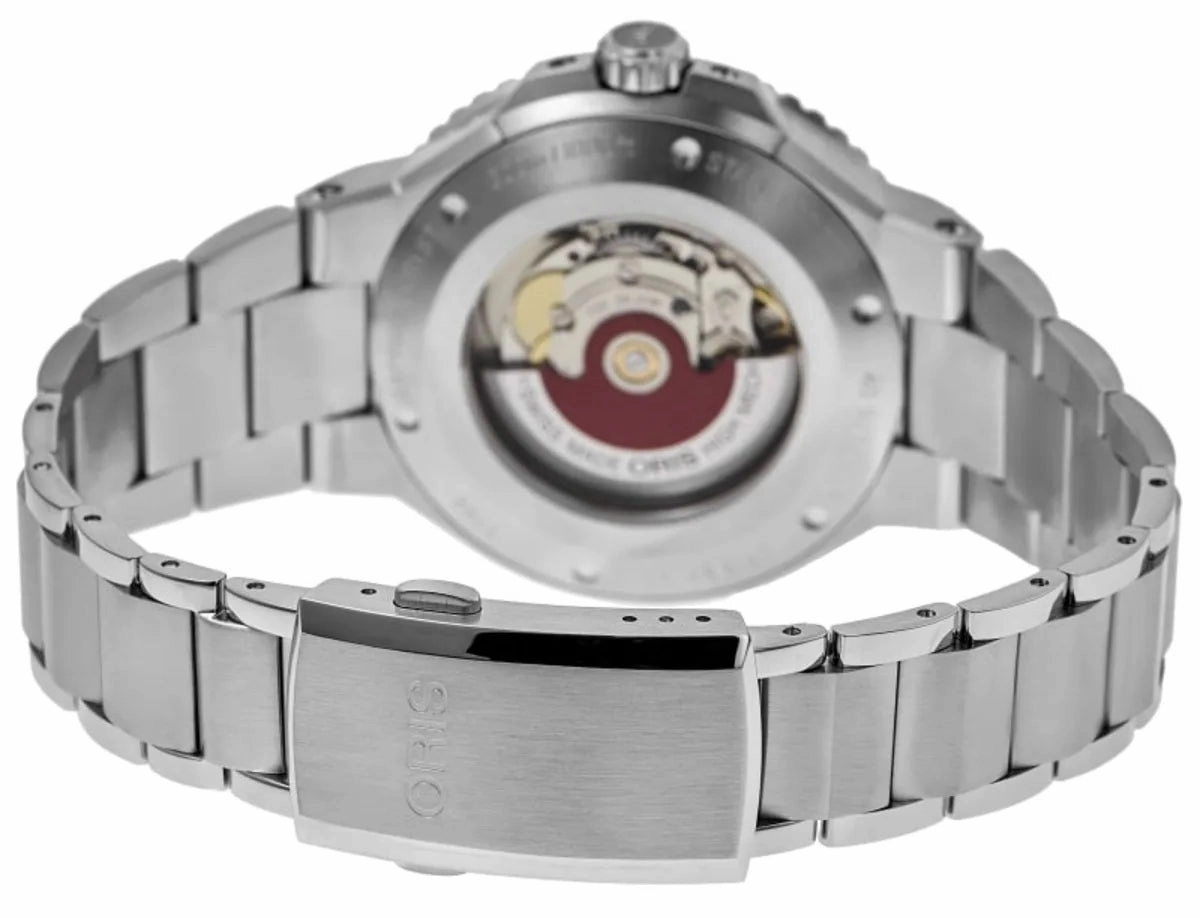 Oris Aquis Date Automatic Stainless Steel Green Dial Divers Mens Watch 733 7789 4157-07 8 23 04PEB