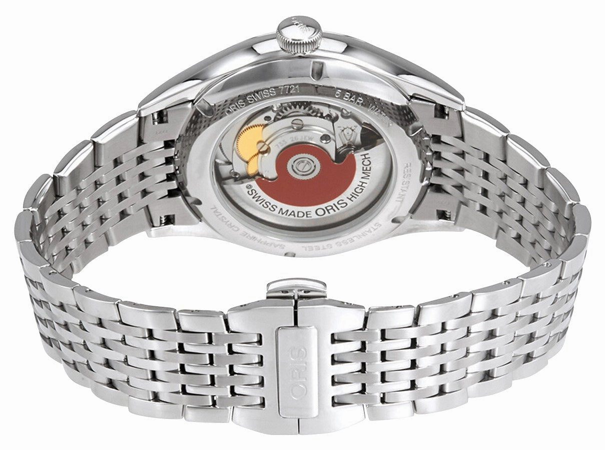Oris Artelier Date Automatic Stainless Steel Gray Dial Mens Watch 733 7721 4053-07 8 21 79