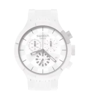 Orologio Swatch chequered white