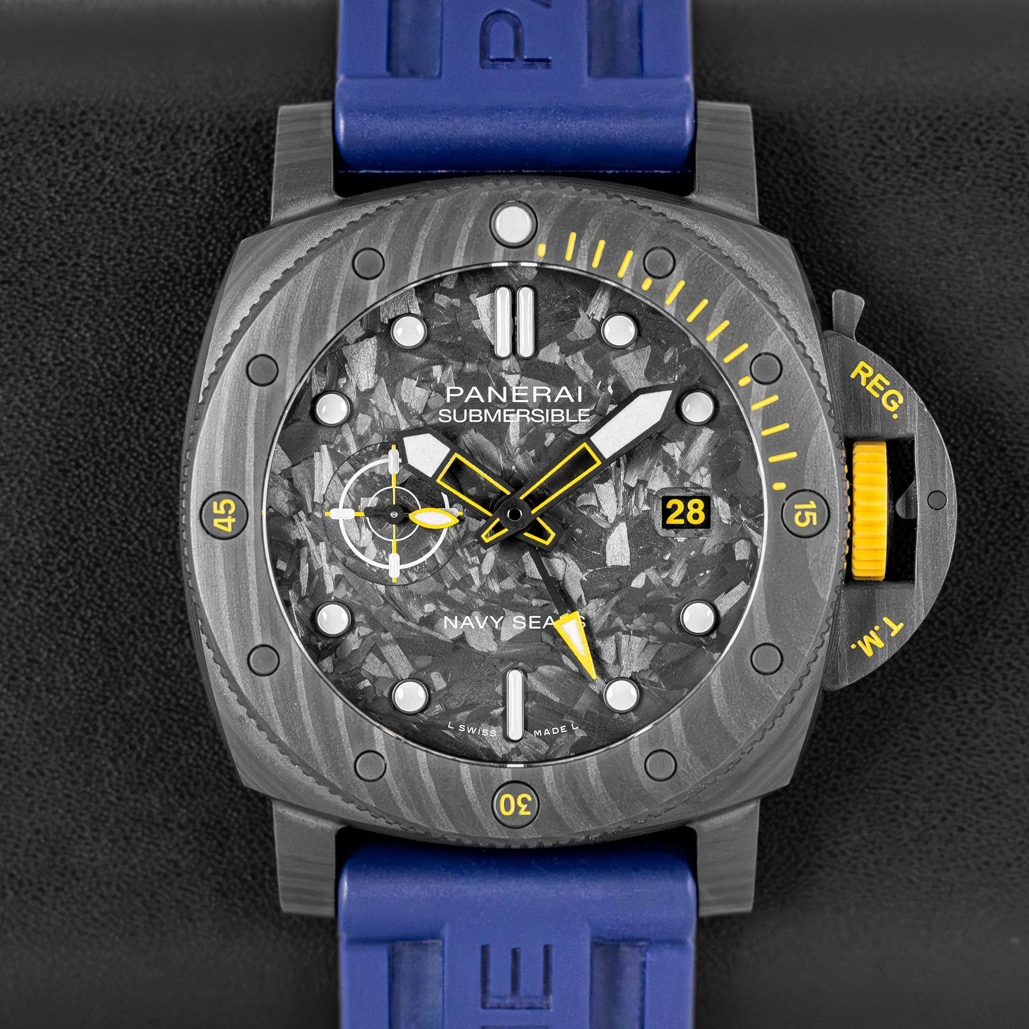 Panerai Submersible GMT Carbotech Navy Seals PAM 01324