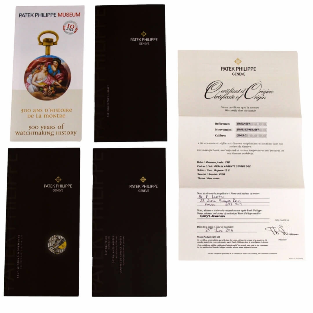 Patek Philippe Calatrava 5153J-001, 18k Gold, 2009