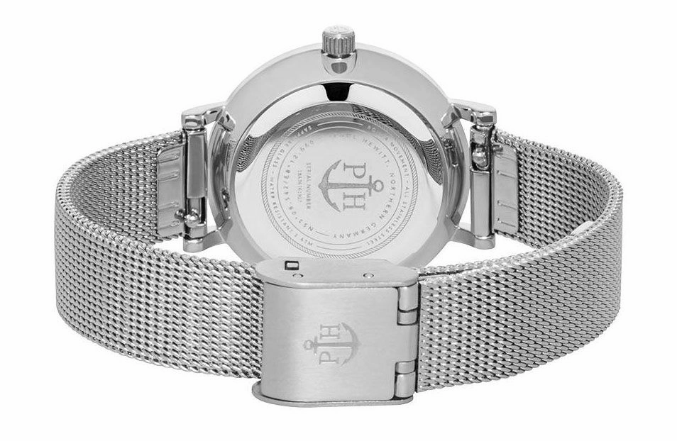 Paul Hewitt Modest Blue Lagoon Silver Mesh Watch