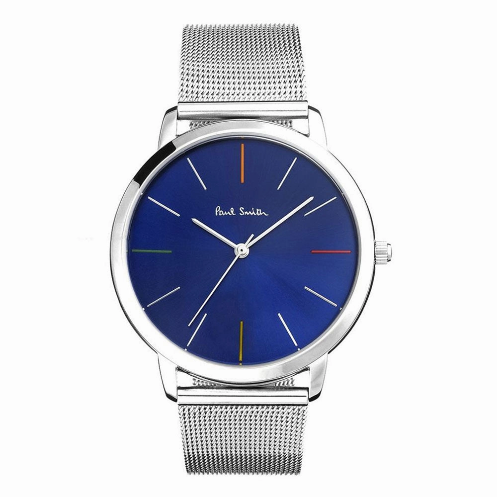 PAUL SMITH P10058 Analogue Blue Dial Men's Mesh Bracelet Watch