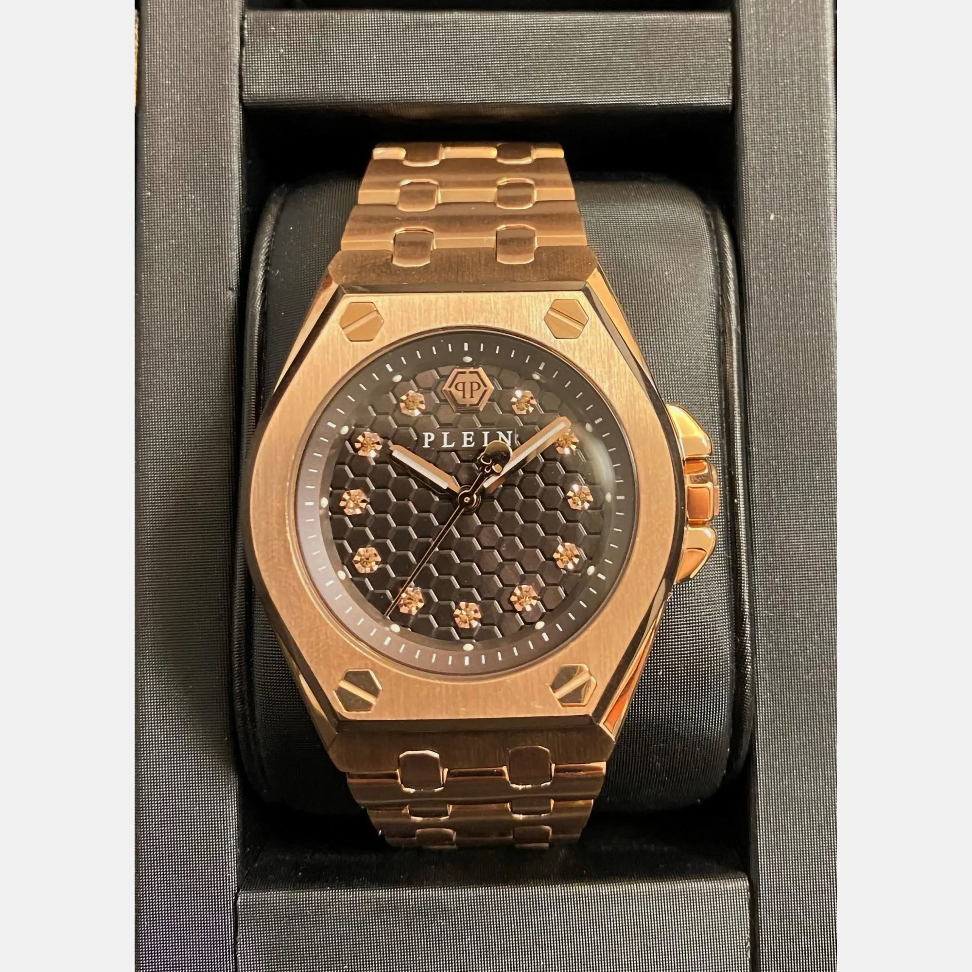 Plein Extreme Lady Brown Analog Stainless Steel Watch PWJAA0522