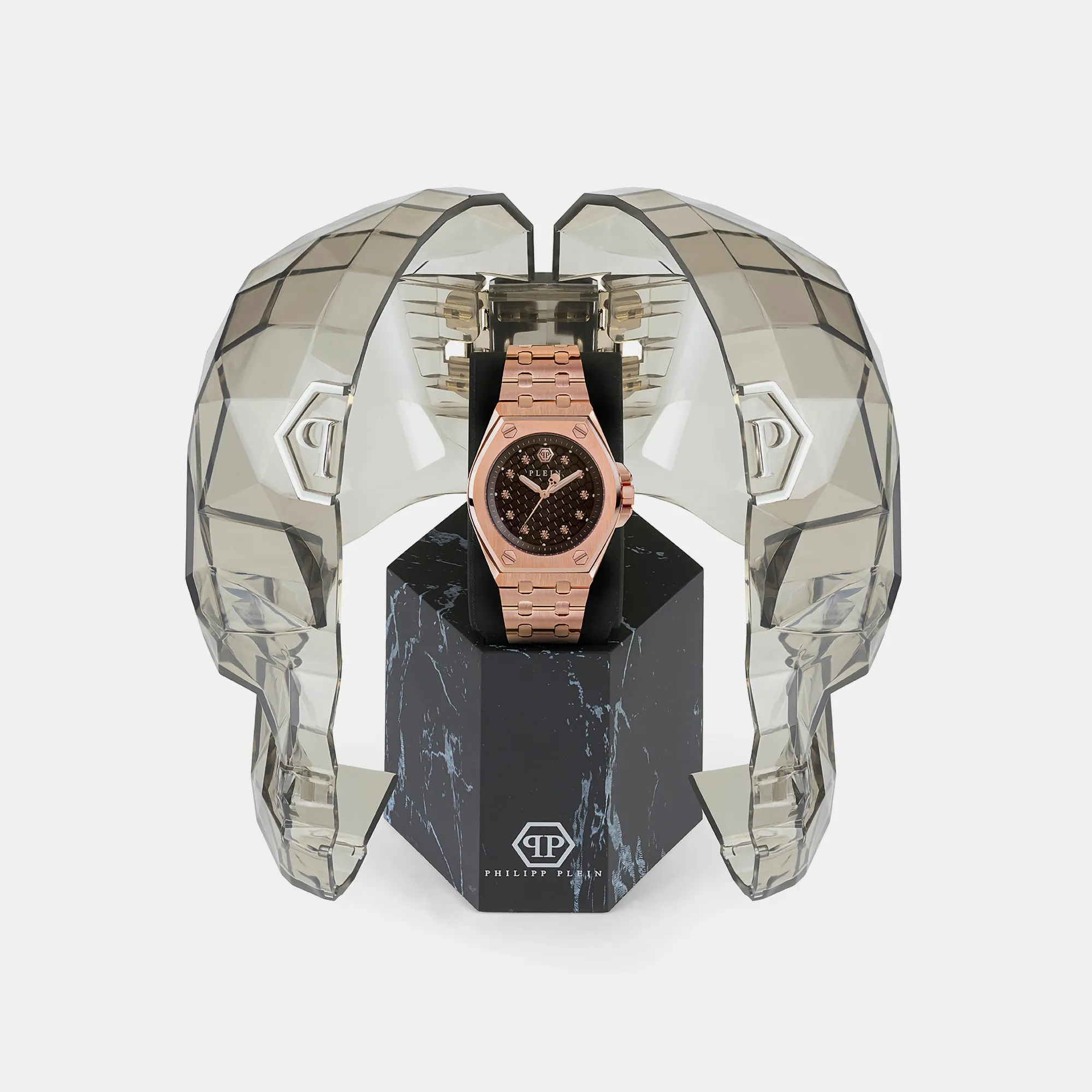 Plein Extreme Lady Brown Analog Stainless Steel Watch PWJAA0522