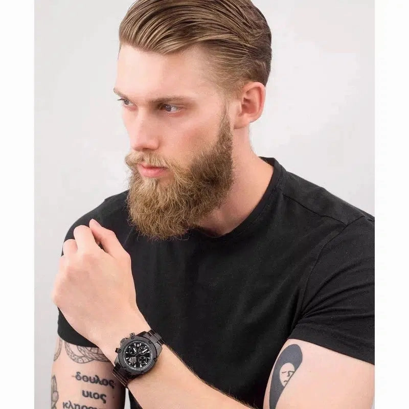 Plein Sport Hurricane Black Chronograph Watch 44mm