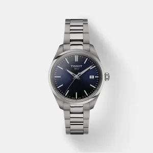 PR 100 Women Blue Analog Stainless Steel Watch T1502101104100