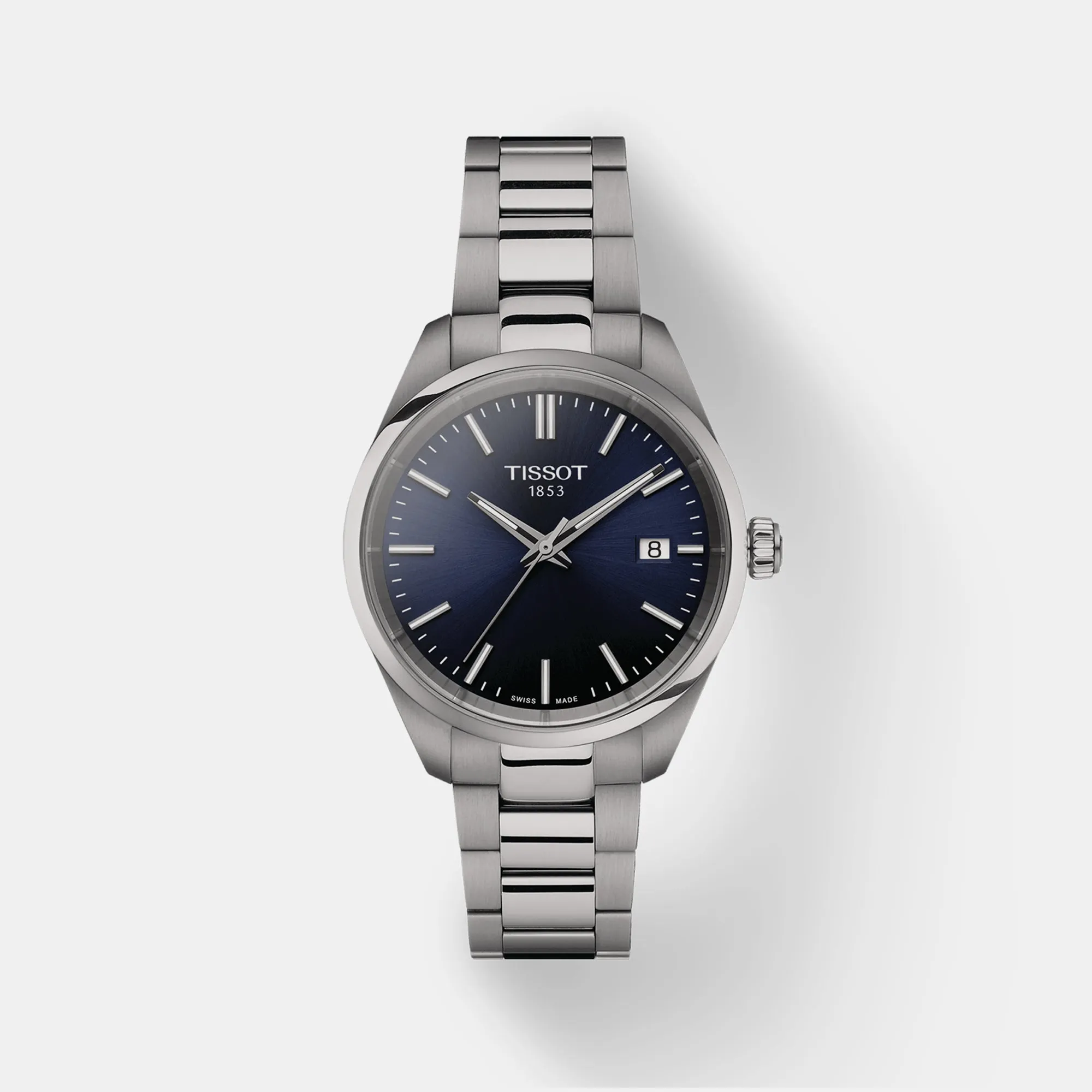PR 100 Women Blue Analog Stainless Steel Watch T1502101104100