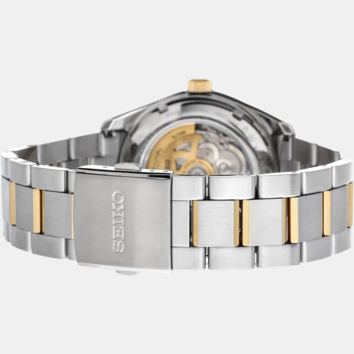 Presage Men Automatic White Dial Analog Stainless Steel Watch SSA306J1