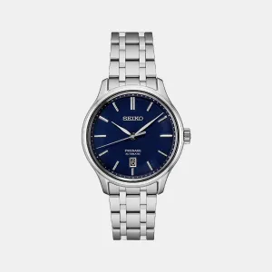 Presage Men's Blue Analog Stainless Steel Automatic Watch SRPD41J1