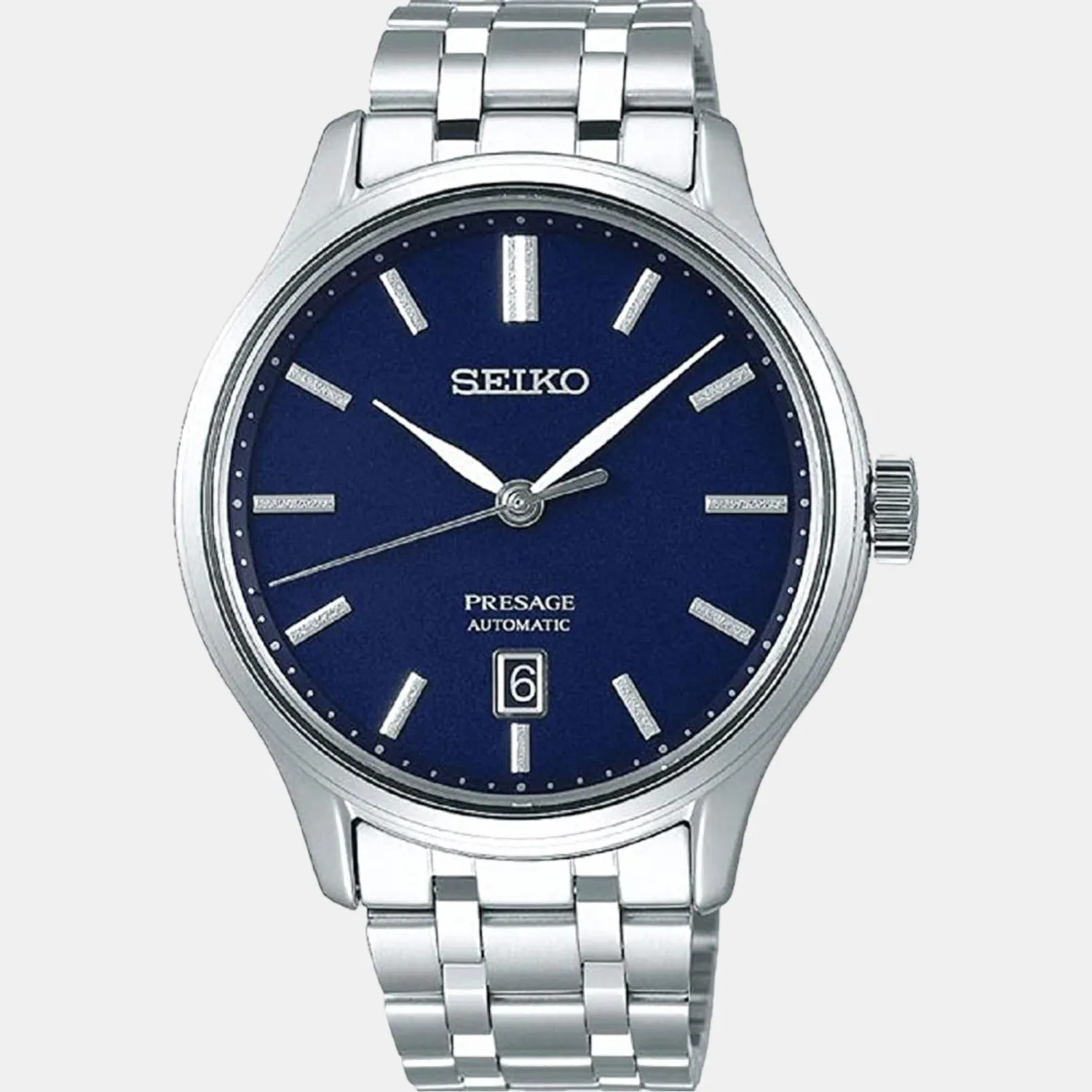Presage Men's Blue Analog Stainless Steel Automatic Watch SRPD41J1