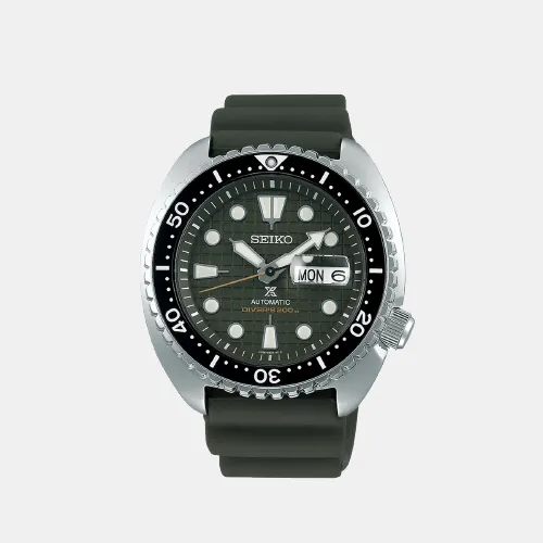 Prospex Men Automatic Green Dial Analog Silicone Watch SRPE05K1