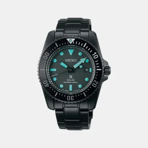 Prospex Men Solar Black Dial Analog Stainless Steel Watch SNE587P1