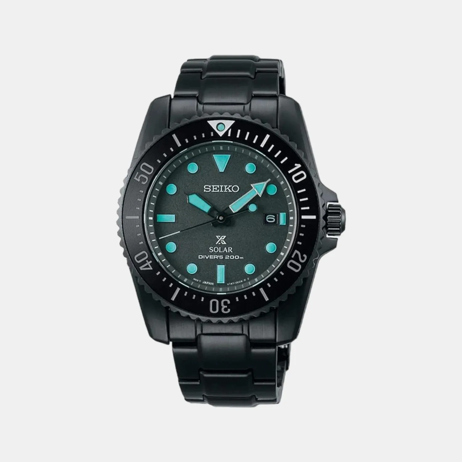 Prospex Men Solar Black Dial Analog Stainless Steel Watch SNE587P1