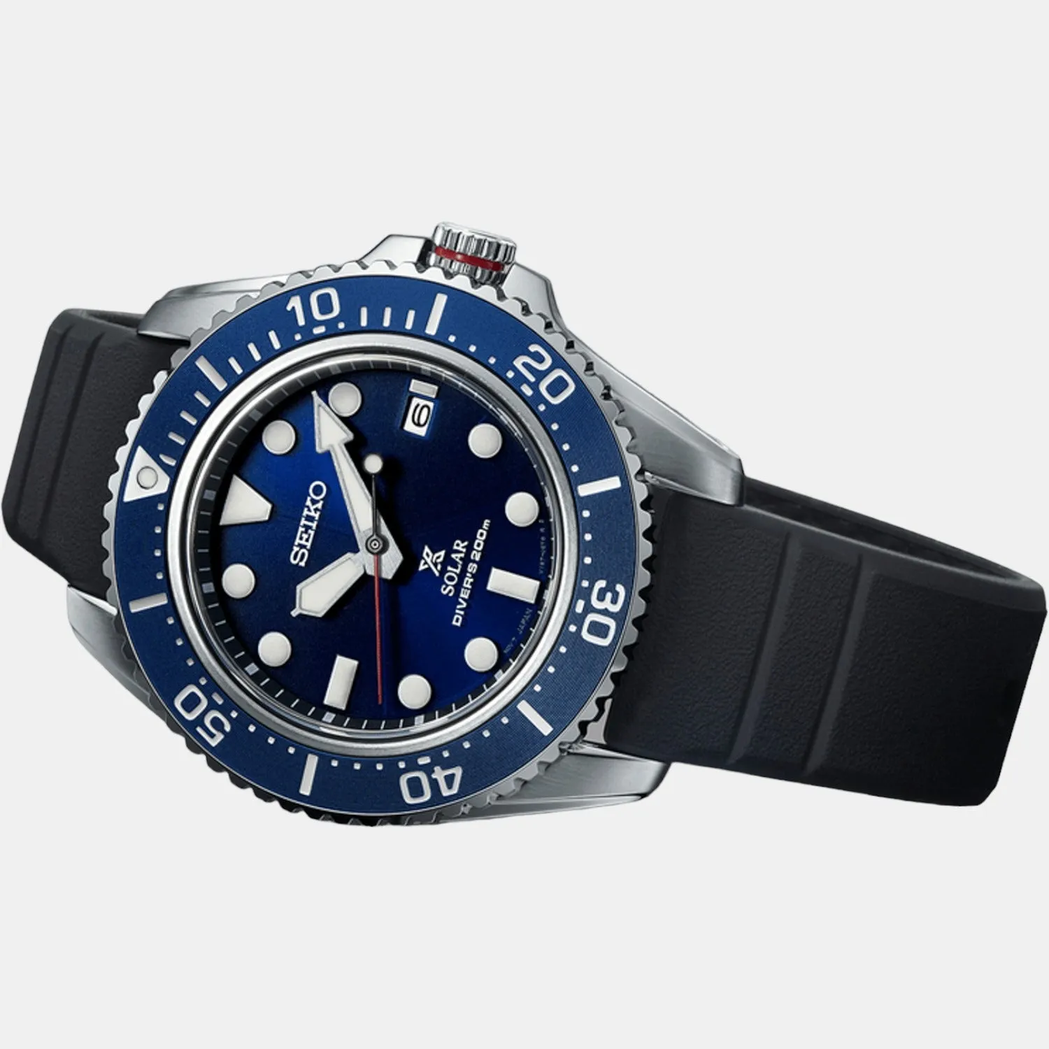 Prospex Men Solar Blue Dial Analog Silicone Watch SNE593P1