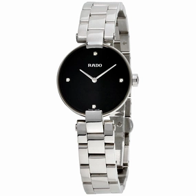 Rado Women's Quartz Watch - Coupole Black Dial Bracelet | R22854703