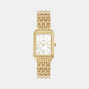Raquel Women Quartz Silver Dial Analog Stainless Steel Watch ES5220