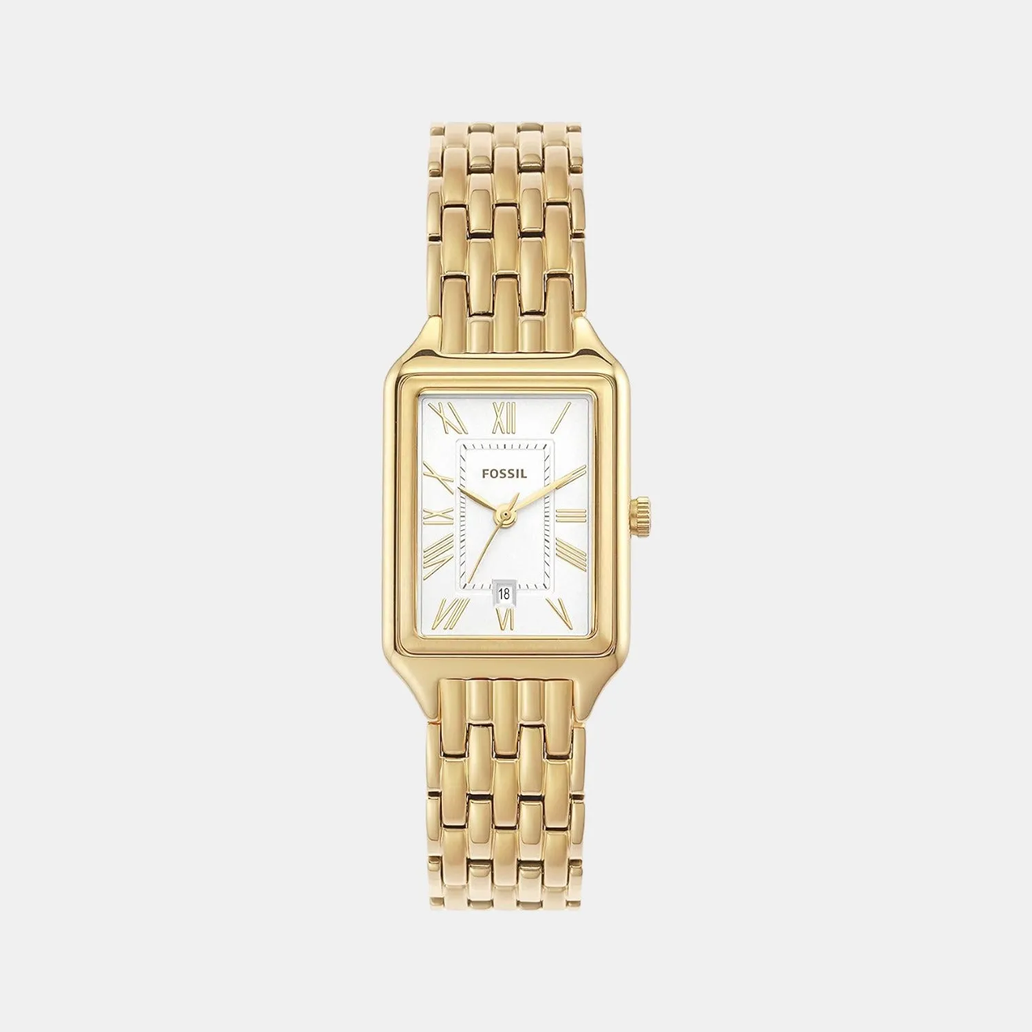 Raquel Women Quartz Silver Dial Analog Stainless Steel Watch ES5220