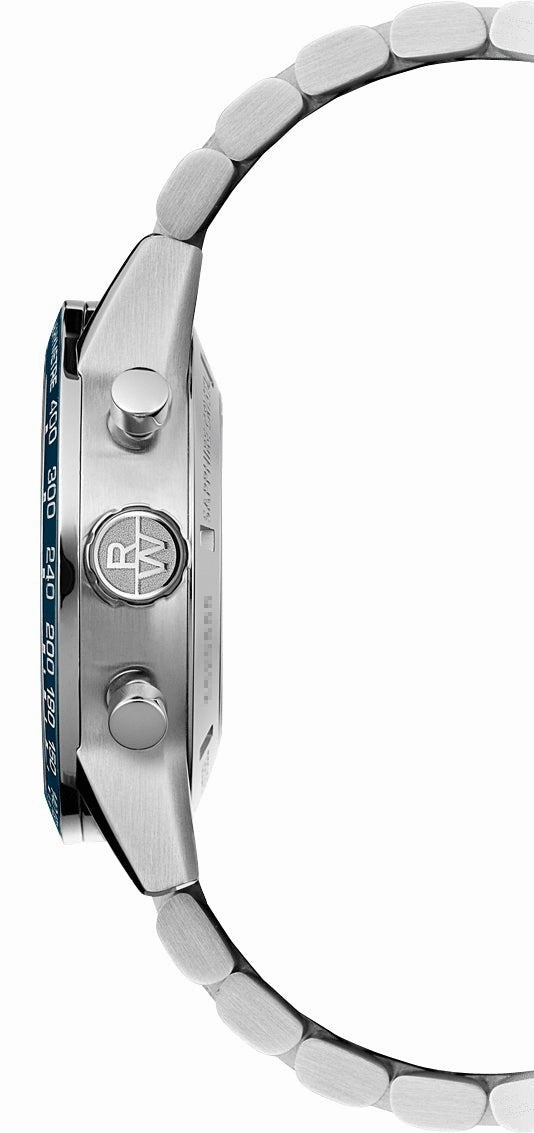 Raymond Weil Freelancer Automatic Chronograph Stainless Steel Blue Dial Mens Watch 7741-ST3-50021
