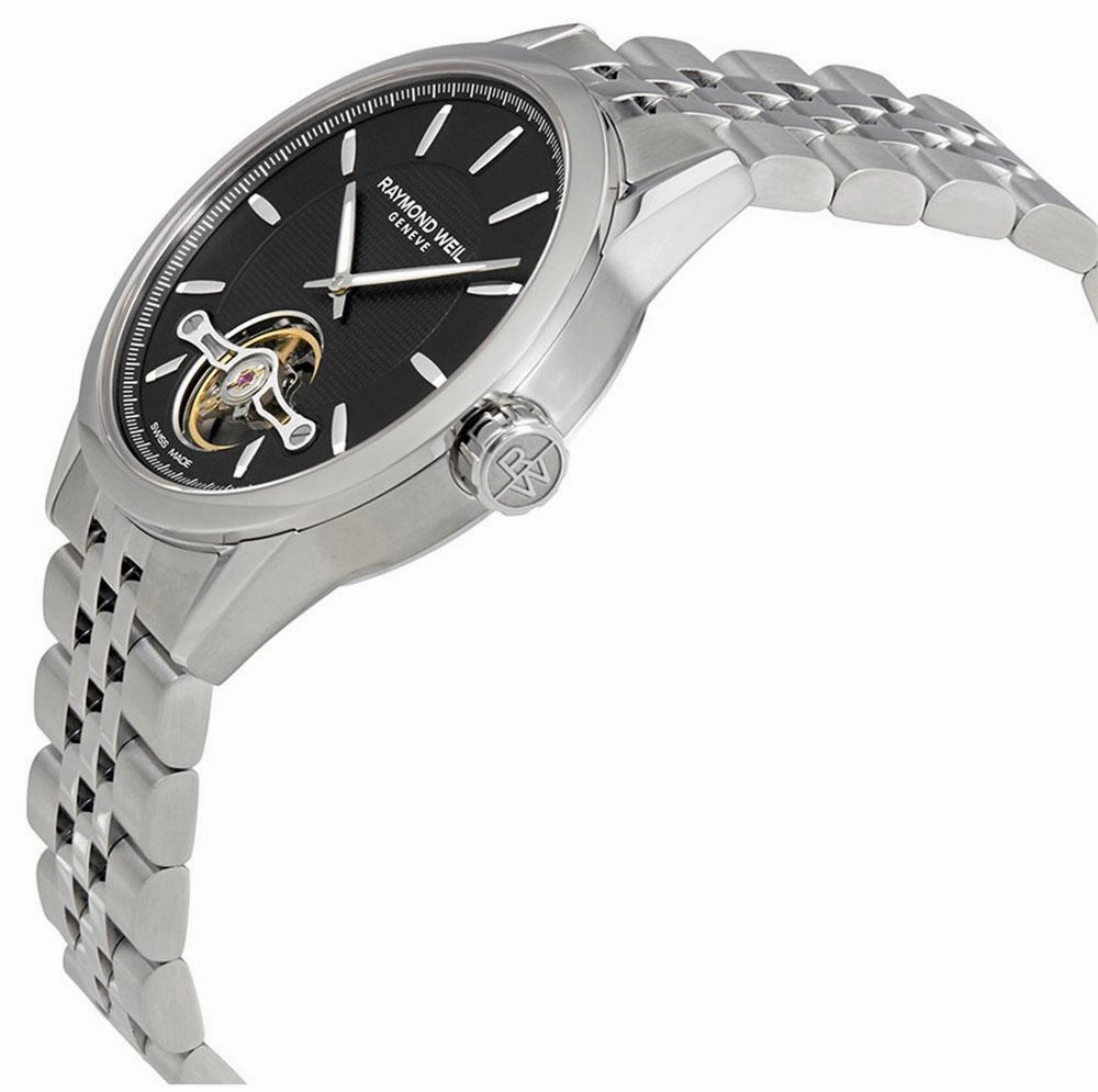 Raymond Weil Freelancer Automatic Stainless Steel Black Dial Mens Watch 2780-ST-20001