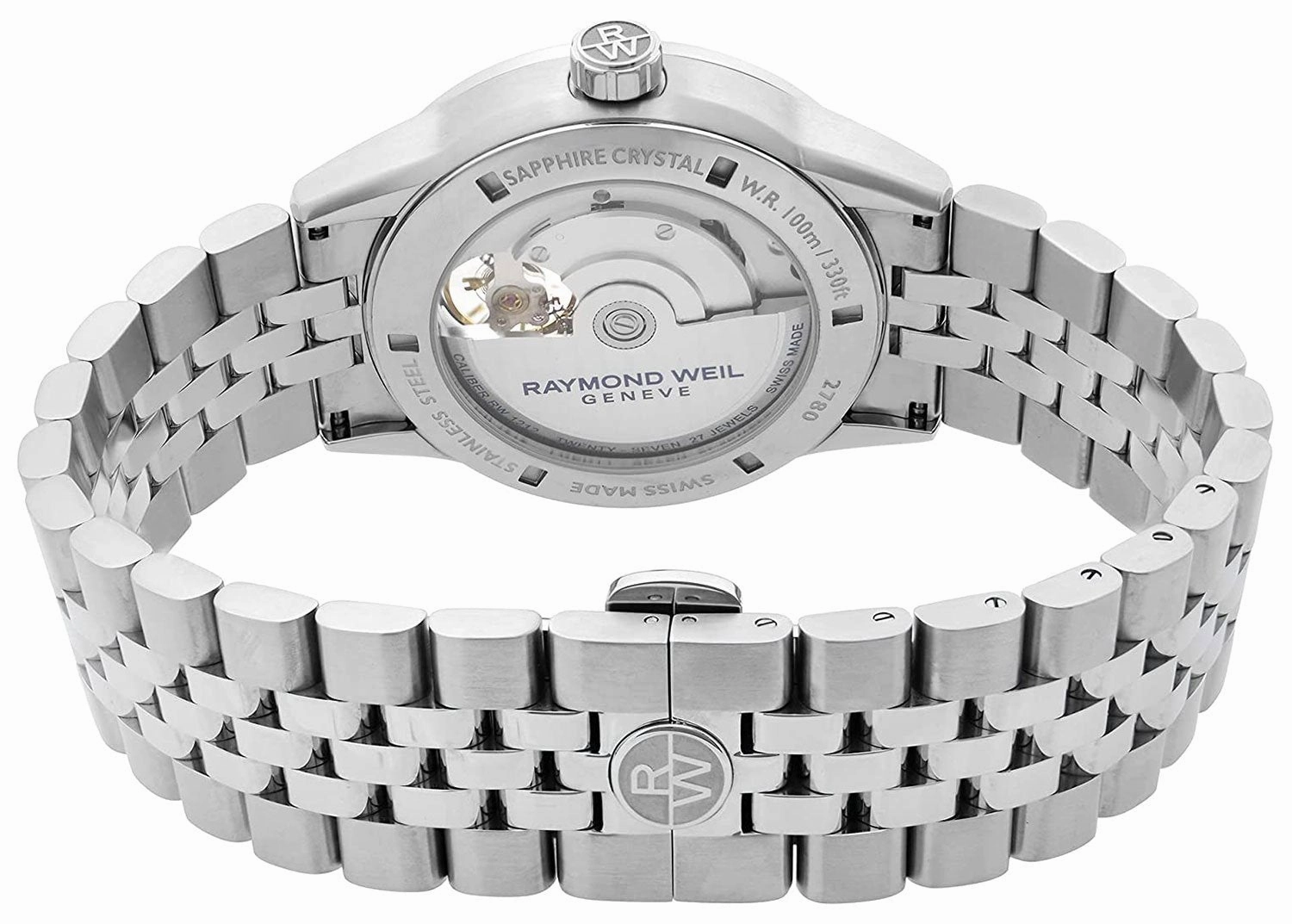 Raymond Weil Freelancer Automatic Stainless Steel Black Dial Mens Watch 2780-ST-20001