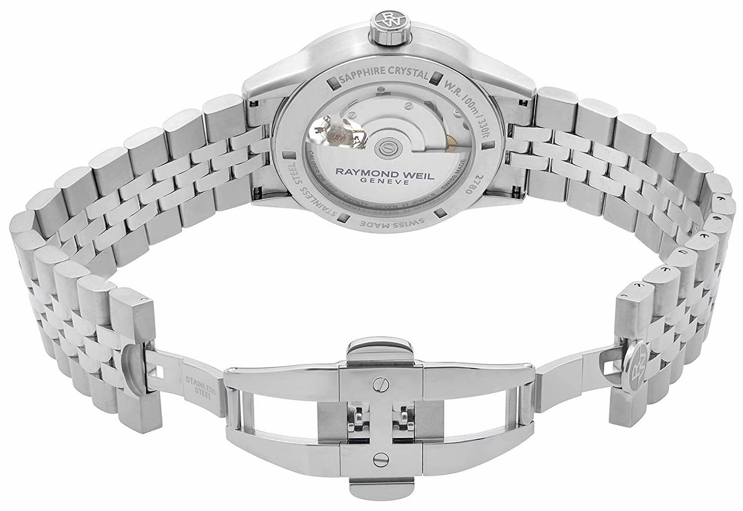 Raymond Weil Freelancer Automatic Stainless Steel Black Dial Mens Watch 2780-ST-20001