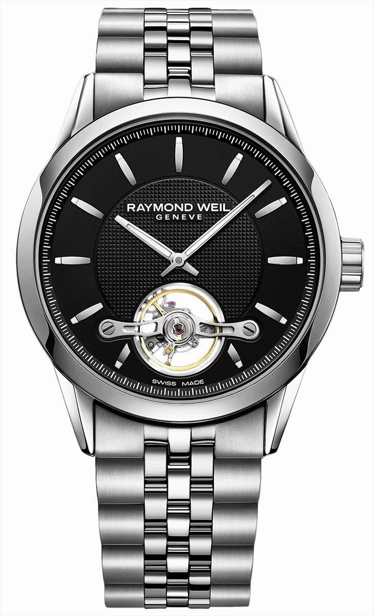 Raymond Weil Freelancer Automatic Stainless Steel Black Dial Mens Watch 2780-ST-20001