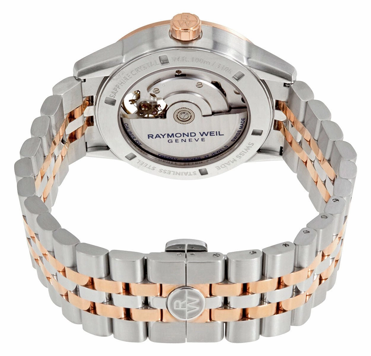 Raymond Weil Freelancer Automatic Two-Tone Stainless Steel Black Dial Mens Watch 2780-SP5-20001