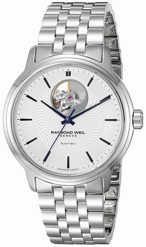 Raymond Weil Maestro Automatic Stainless Steel Silver Dial Mens Watch 2227-ST-65001