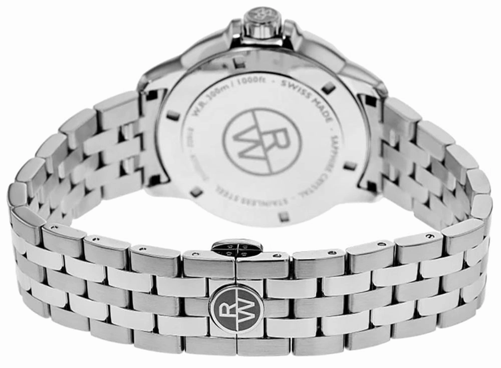 Raymond Weil Tango Stainless Steel Green Dial Date Divers Quartz Mens Watch 8160-ST-52041