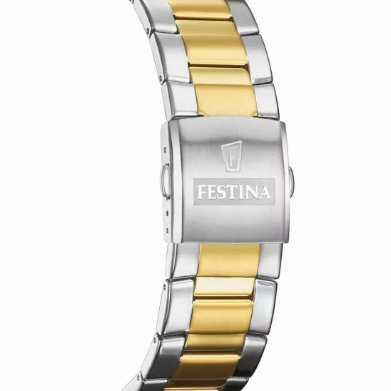 Reloj Festina Gold Dial Stainless Steel Men's Watch F20562/1