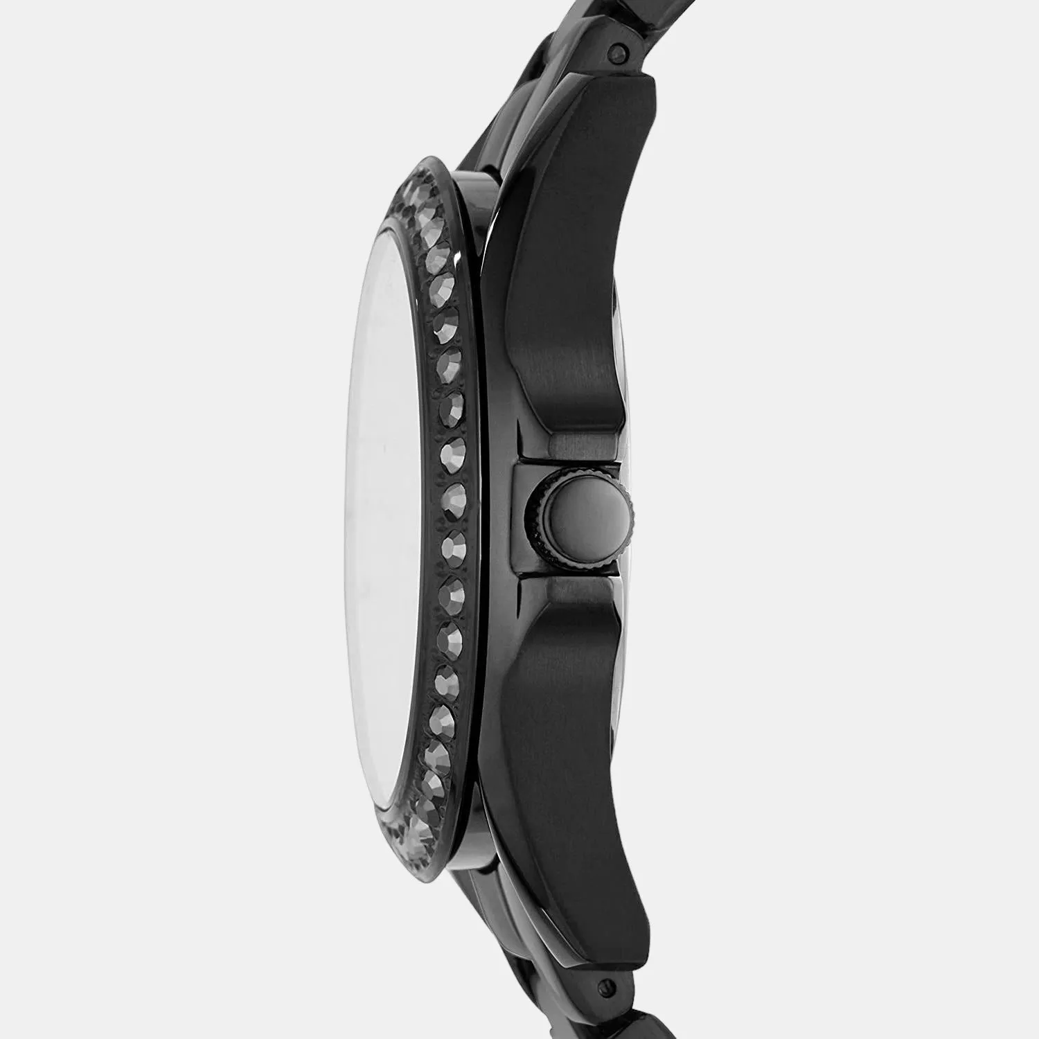 Riley Men Quartz Black Dial Multi-Function Stainless Steel Watch ES4519