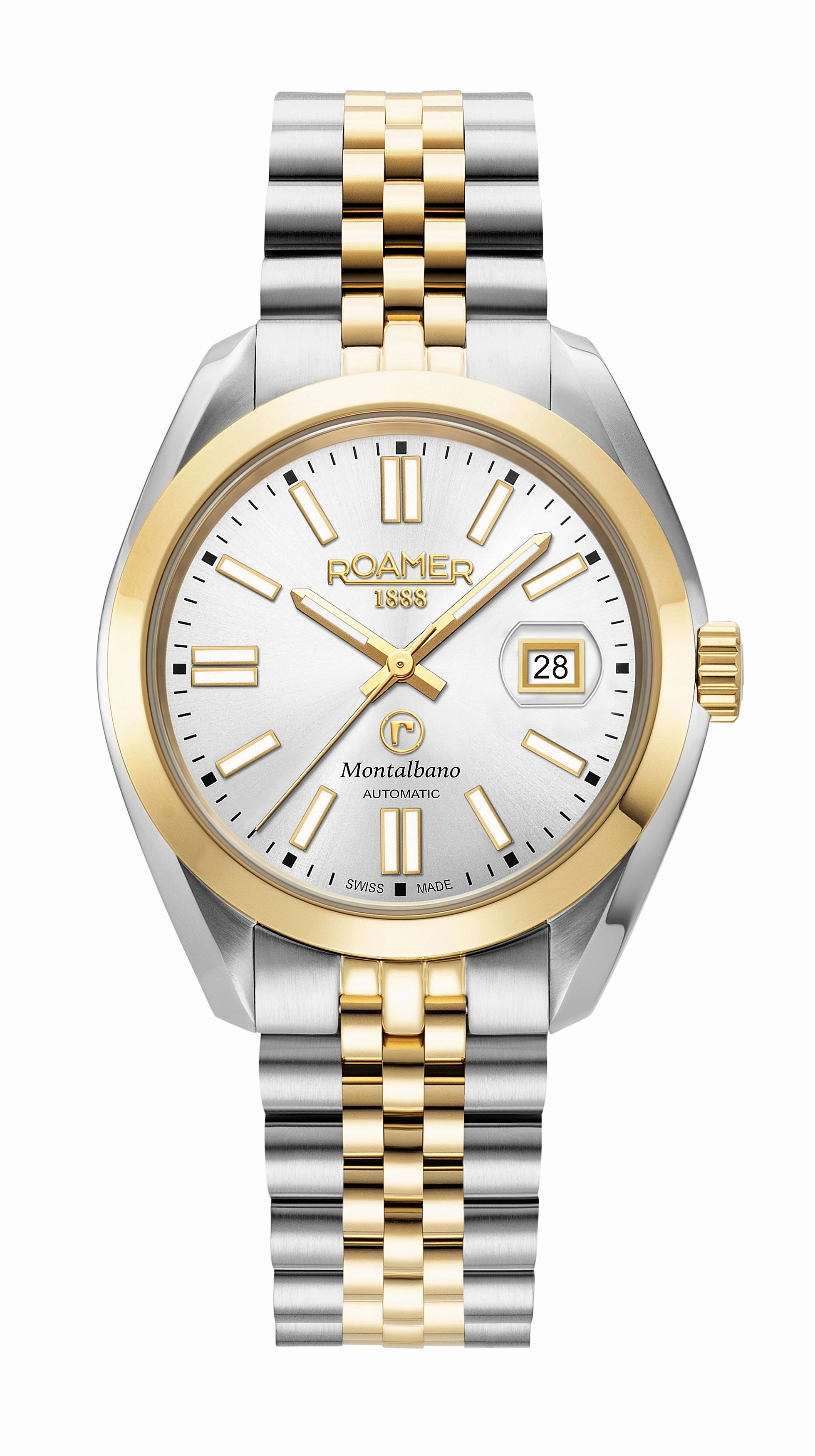 Roamer -  996983 47 15 20 - MONTALBANO Automatic Stainless Steel Watch for Men's